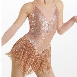 Weissman Showtime Rose Gold Sequins Little Swing